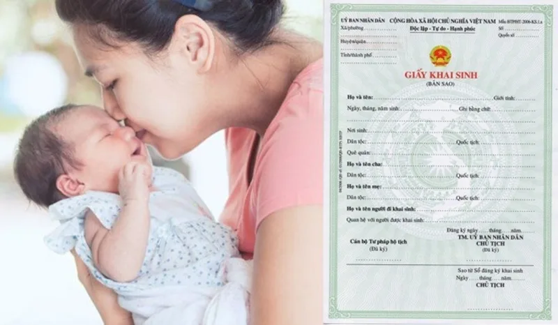 lam giay khai sinh cho con can nhung gi