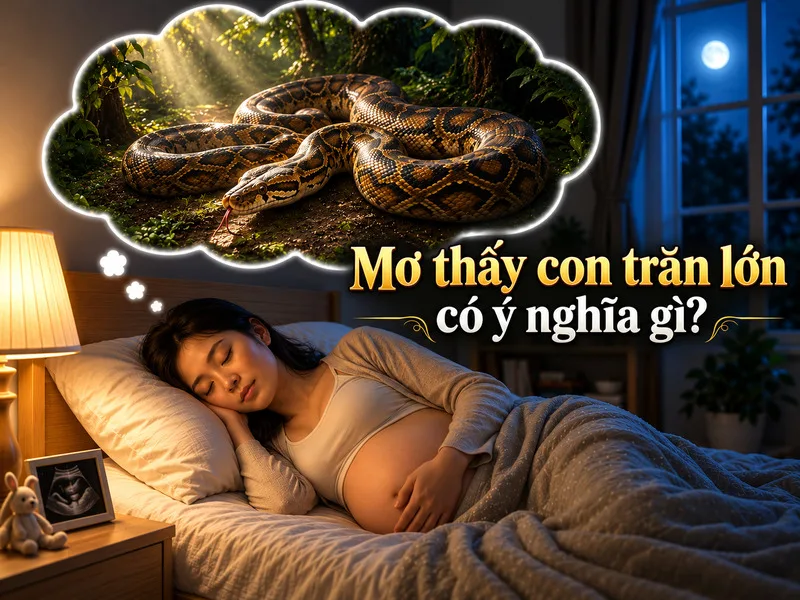 Hình ảnh trăn lớn trong mơ thường gắn với sức mạnh và thay đổi